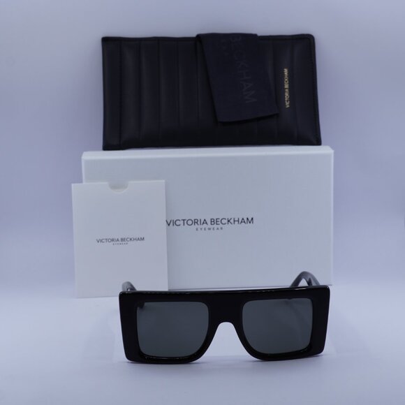 Victoria Beckham VB677S 001 Square Sunglasses – Black/Grey - Picture 3 of 13